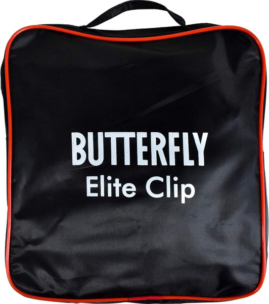 Butterfly Elite Clip Net Set: Backview of the Net and Net Post Case